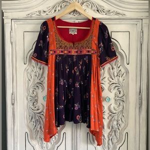 Anthropologie Floreat Tunic Top